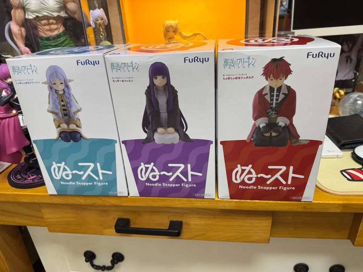 未開封 Free! レン ヌードルストッパー 3種 まとめ FURYU フリュー シュータールク フェルン 葬送のフリーレン