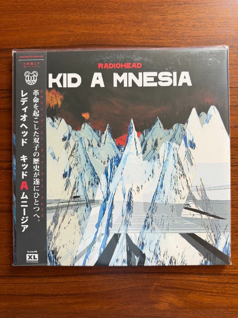 Radiohead KID A MNESIA 限定レッド盤 3LP 日本語帯付 未視聴