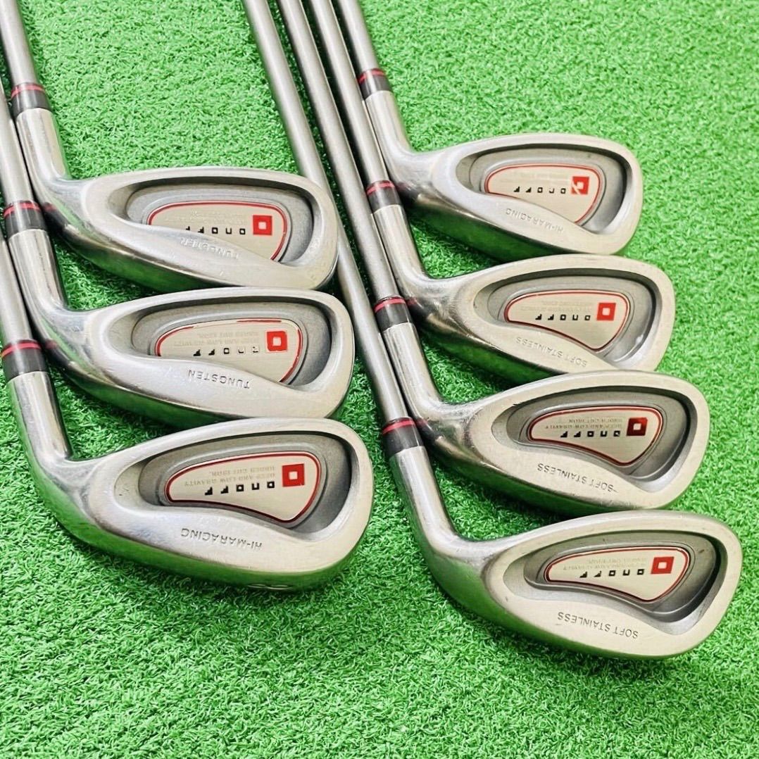 528 ジャンク品 訳あり品 動作保証なし ONOFF LP-404I オノフ レディース 女性用 右利き アイアン7本セット フレックスL 13,999円
