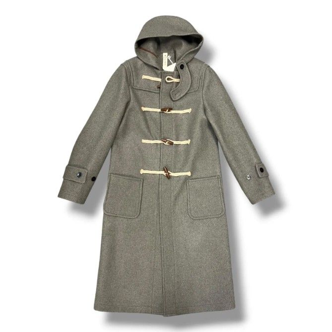 参考上代132,000円 未使用 SHINYAKOZUKA 24AW PENCIL DUFFLE WITH NO BIJOU ペンシルダッフルコート ロングコート シンヤコヅカ 2402SK03NB モカ S （2084MG）
