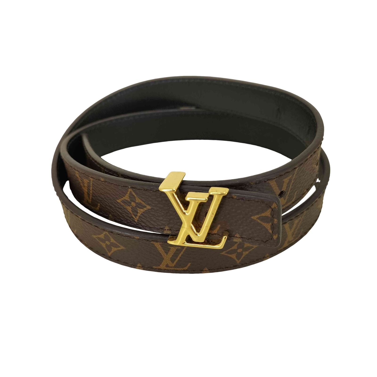 ルイヴィトン LOUIS VUITTON サンチュール LVアイコニック リバーシブルベルト レディース 65/26