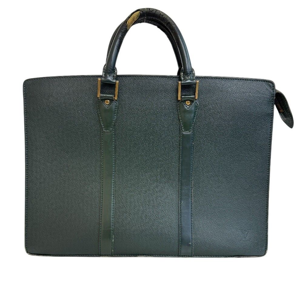 LOUIS VUITTON ルイヴィトン M30054 ポルト ドキュマン・ロザン タイガ タイガ ビジネスバッグ グリーン