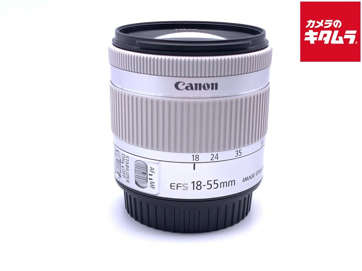 【中古】 【良品】 キヤノン EF-S18-55mm F4-5.6 IS STM シルバー