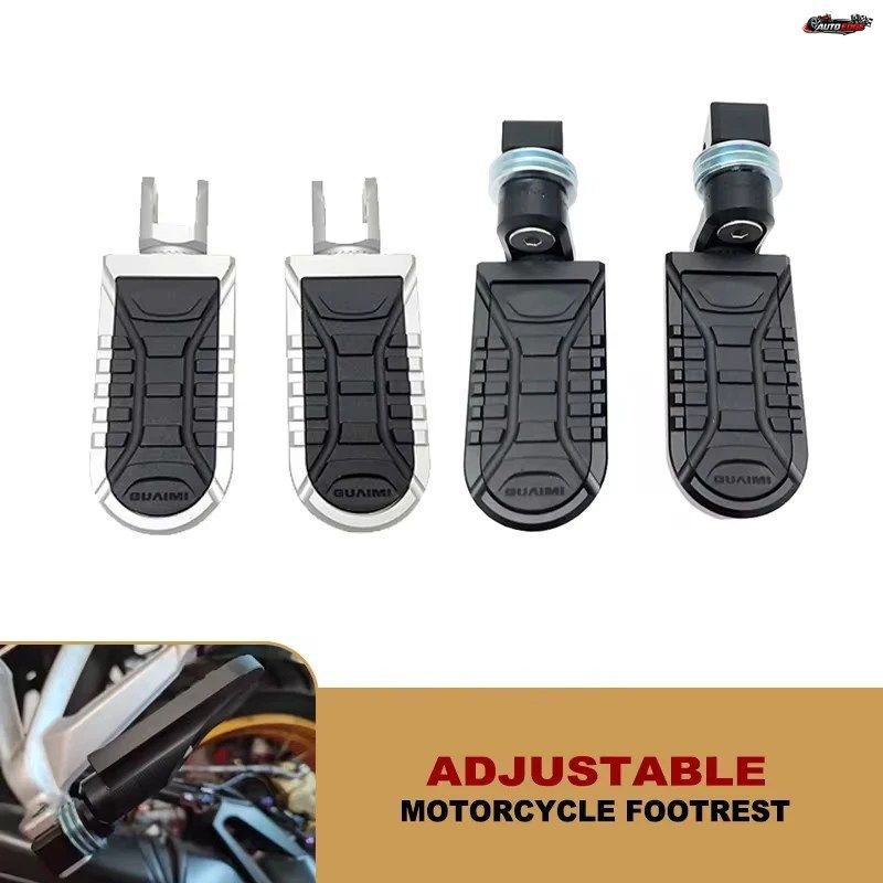 BMW R1200GS R1250GS LC ADV R1250GS ADVENTURE 2014-2023用 調節可能なフロント/リアフットレスト 回転式パッセンジャーフットペグレスト