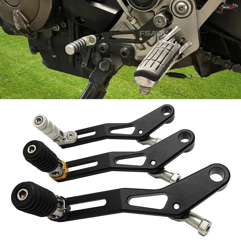 ヤマハ MT07 FZ07 MT-07 TRACER XSR700 2014-2021 2017 - 20 用調整可能折りたたみ式ギアシフターシフトペダルレバー