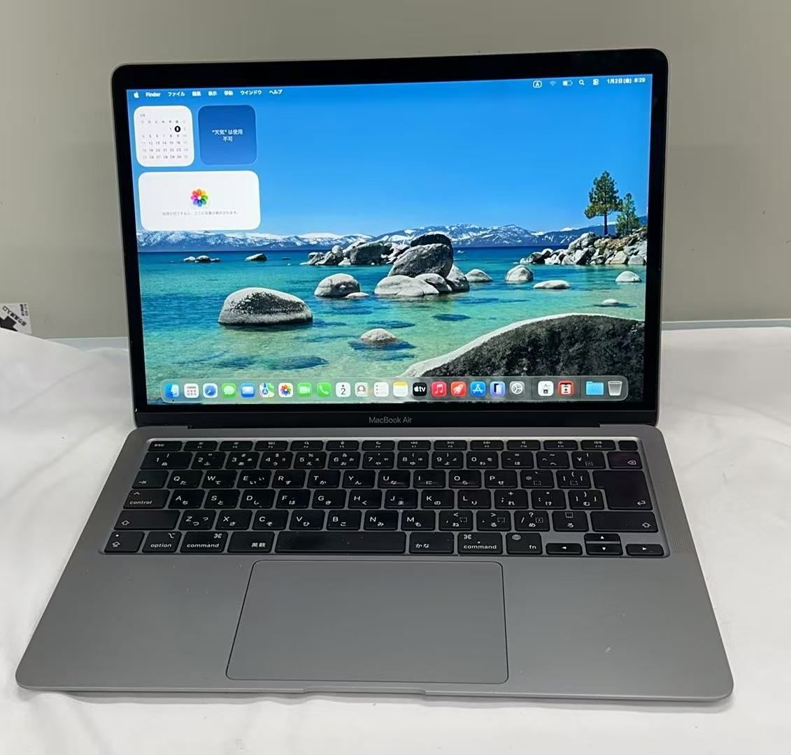 中古 Apple MacBook Air M1 2020 13.3インチ 8GB 256GB バッテリー86% ++925554 38,870円