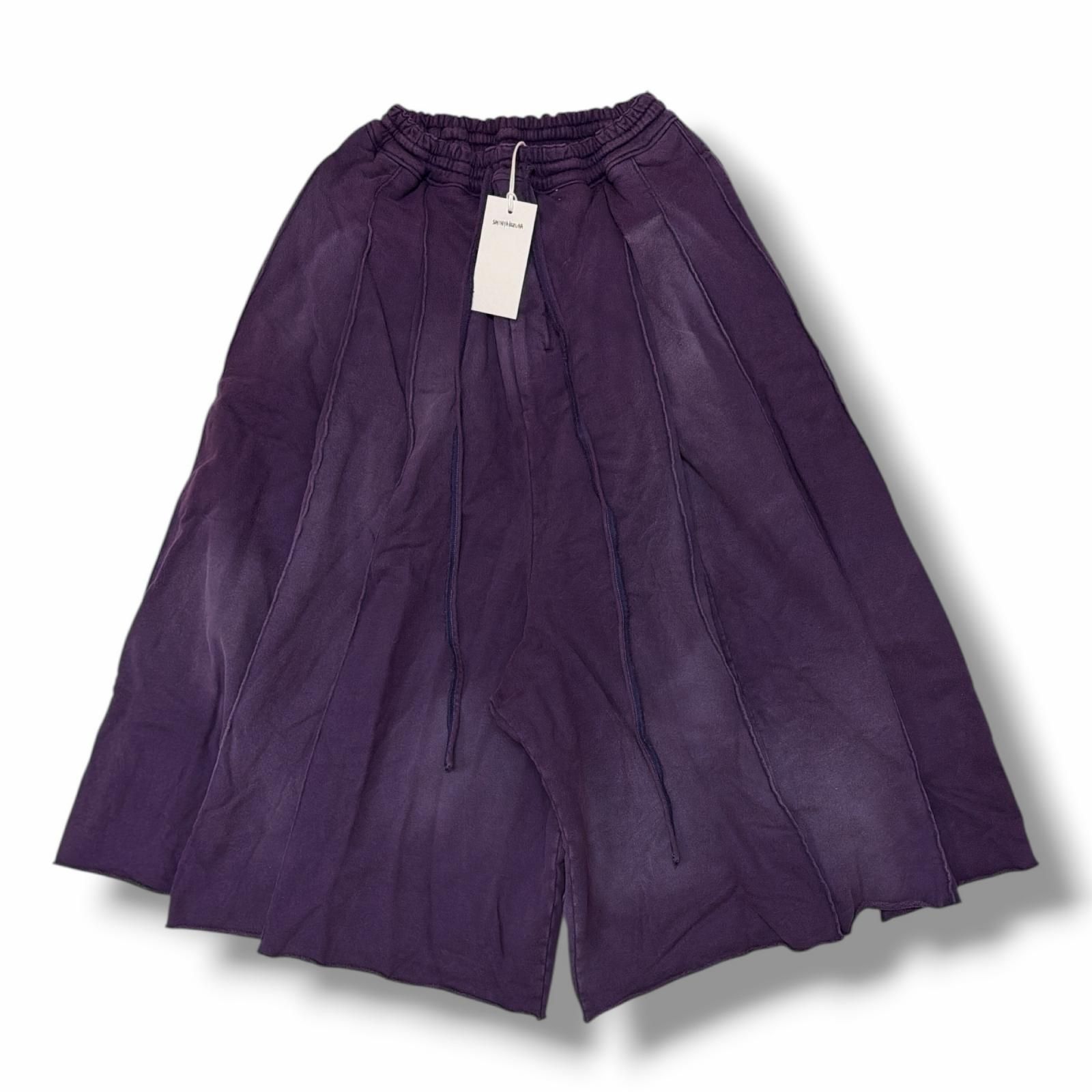 参考上代39600円 未使用 シンヤコズカ 25AW Washed Ordinary Home Long Scottish ウォッシュオーディナリーホームロングスコティッシュ スウェットパンツ 2502SK45 AUBERGINE L （21664M） 10,360円