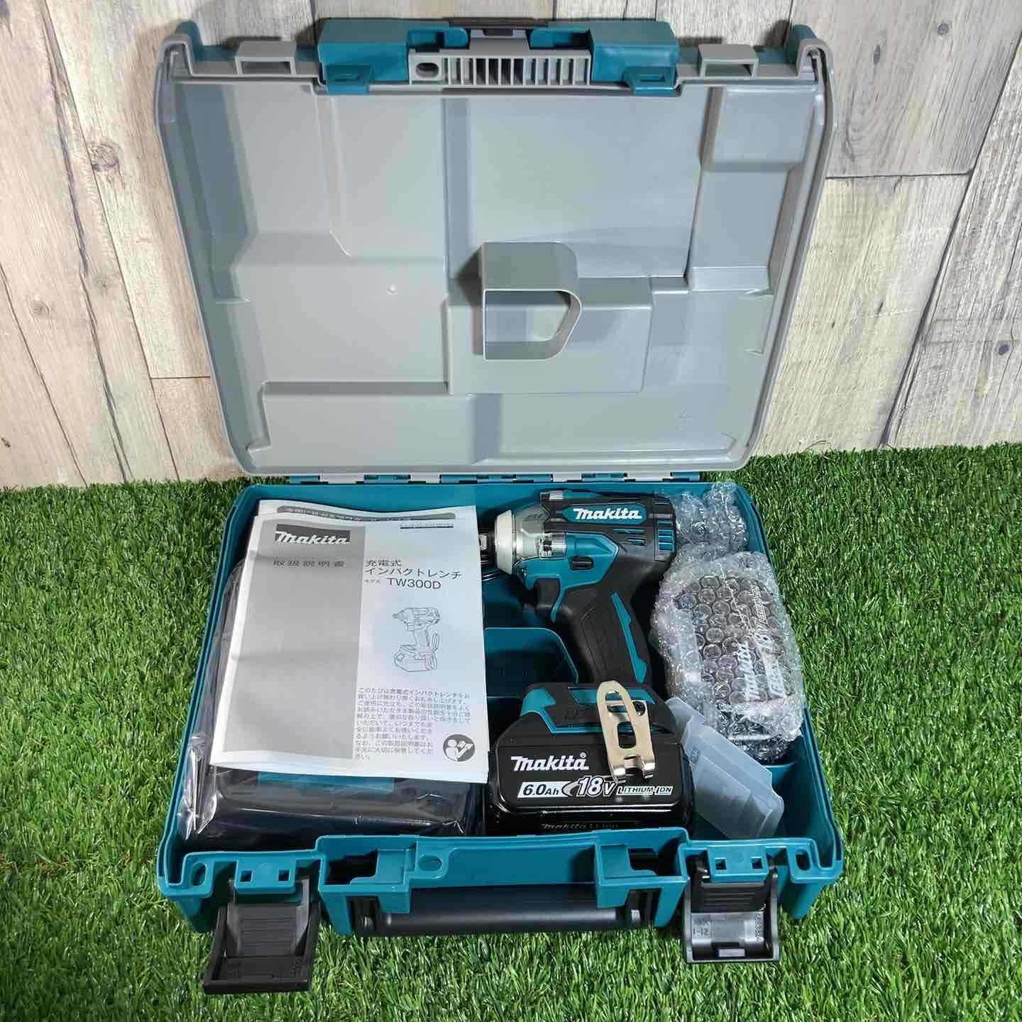 ★マキタ(makita)18Vコードレスインパクトレンチ TW300DRGX 純正バッテリ付き【戸田店】