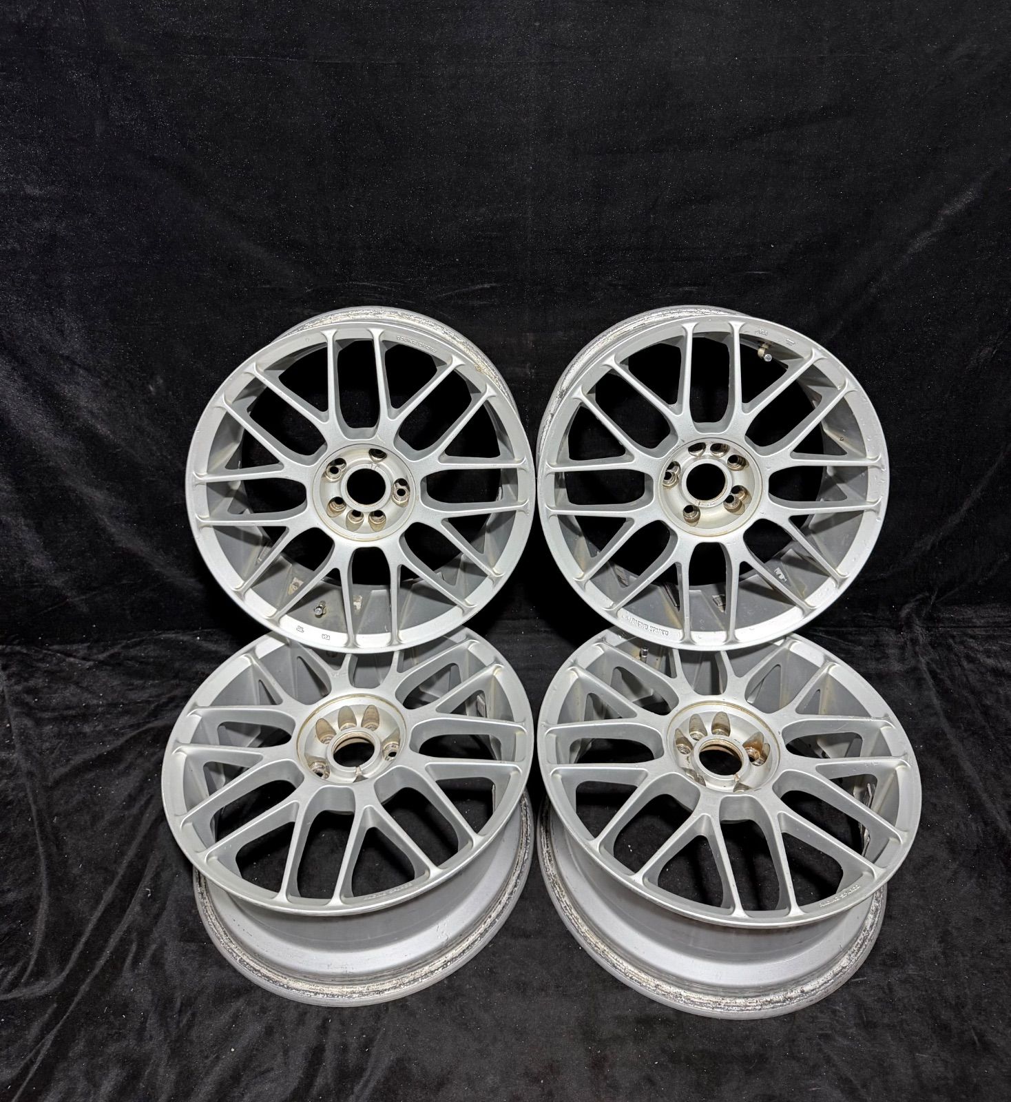 RACING SPARCO 17インチ4本セット　7JJ PCD100 ハブ55 +40 5穴　日本製　T-381 ②★T-381の①と②同時に購入手続きお願いします。