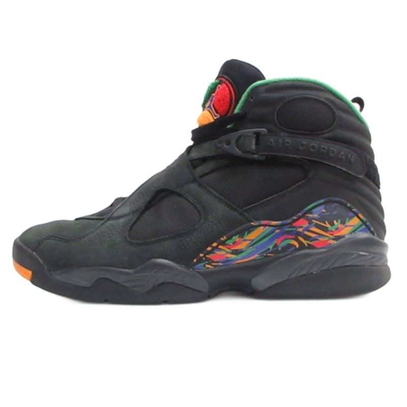 ナイキ NIKE エアジョーダン 8 レトロ AIR JORDAN 8 RETRO スニーカー ブラック 29cm 305381-004