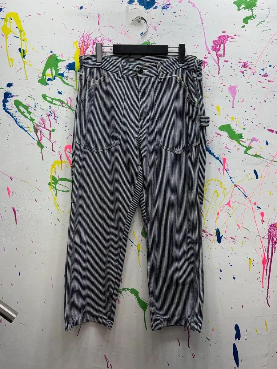 00s Schott Japan ヒッコリー ストライプ ペインター パンツ L 11,078円