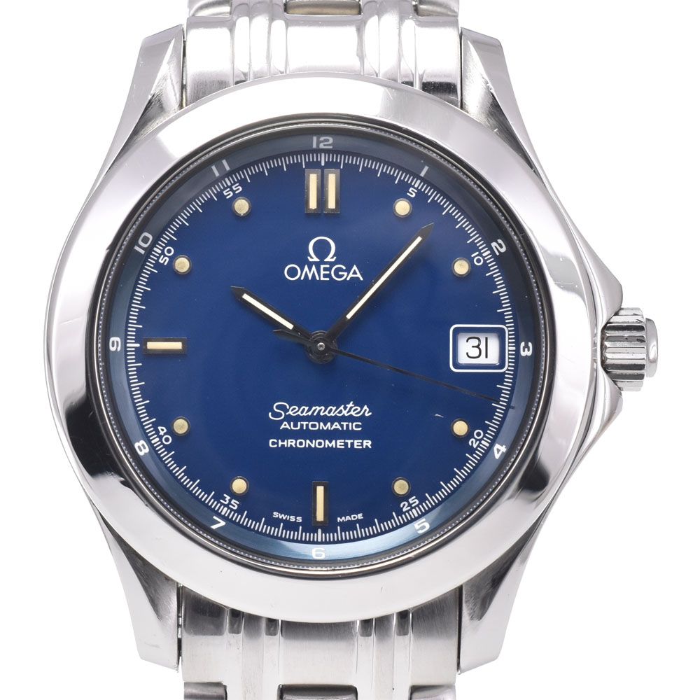 オメガ OMEGA 2501.80 シーマスター クロノメーター ブルー 自動巻き メンズ 良品 腕時計 D#149600 103,290円
