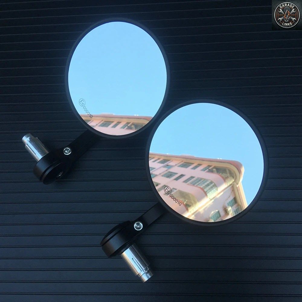 22mm オートバイ用ミラーハンドルバーエンドサイドミラーモーター