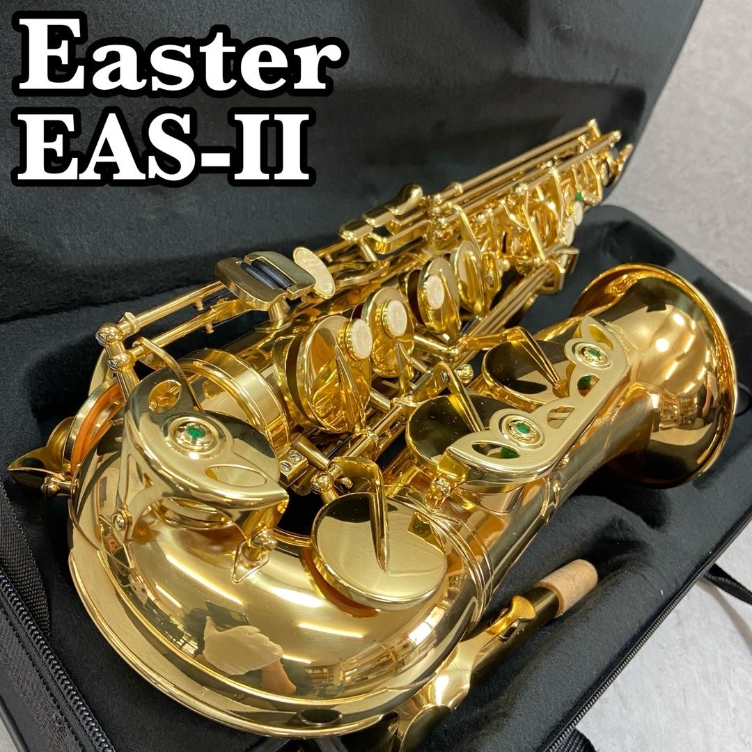 イースター　アルトサックス　EAS-Ⅱ　管楽器　純正3WAYセミハードケース　ネックストラップ　Easter　ALTO AXOPHONE
