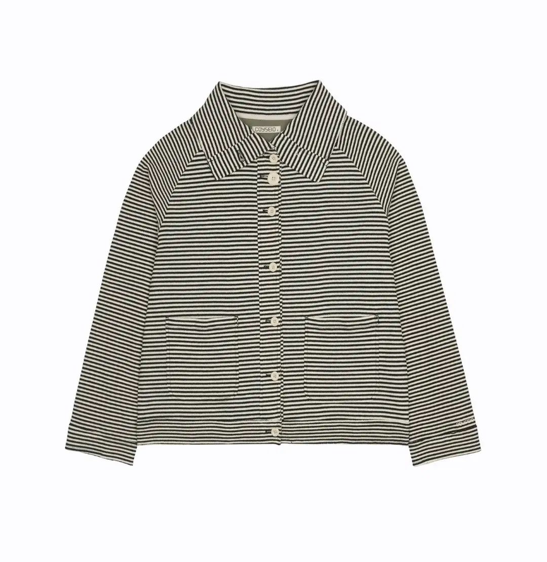 1 ISSEY MIYAKE イッセイミヤケ ワイド カラー カラ ワッフル ストライプ シャツ ブラック