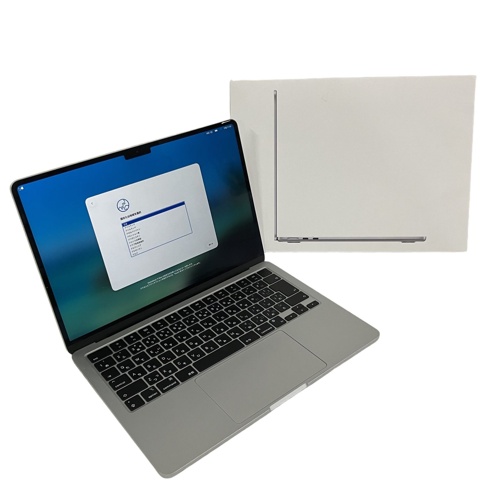 Apple MacBook Air 2022 13インチ M2 8GB 256GB ノートパソコン アップル 中古 B11500323 55,680円