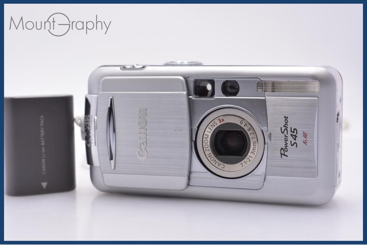 [Operation Guarantee] Canon Canon PowerShot S45 3x Battery Included Free #yk10017