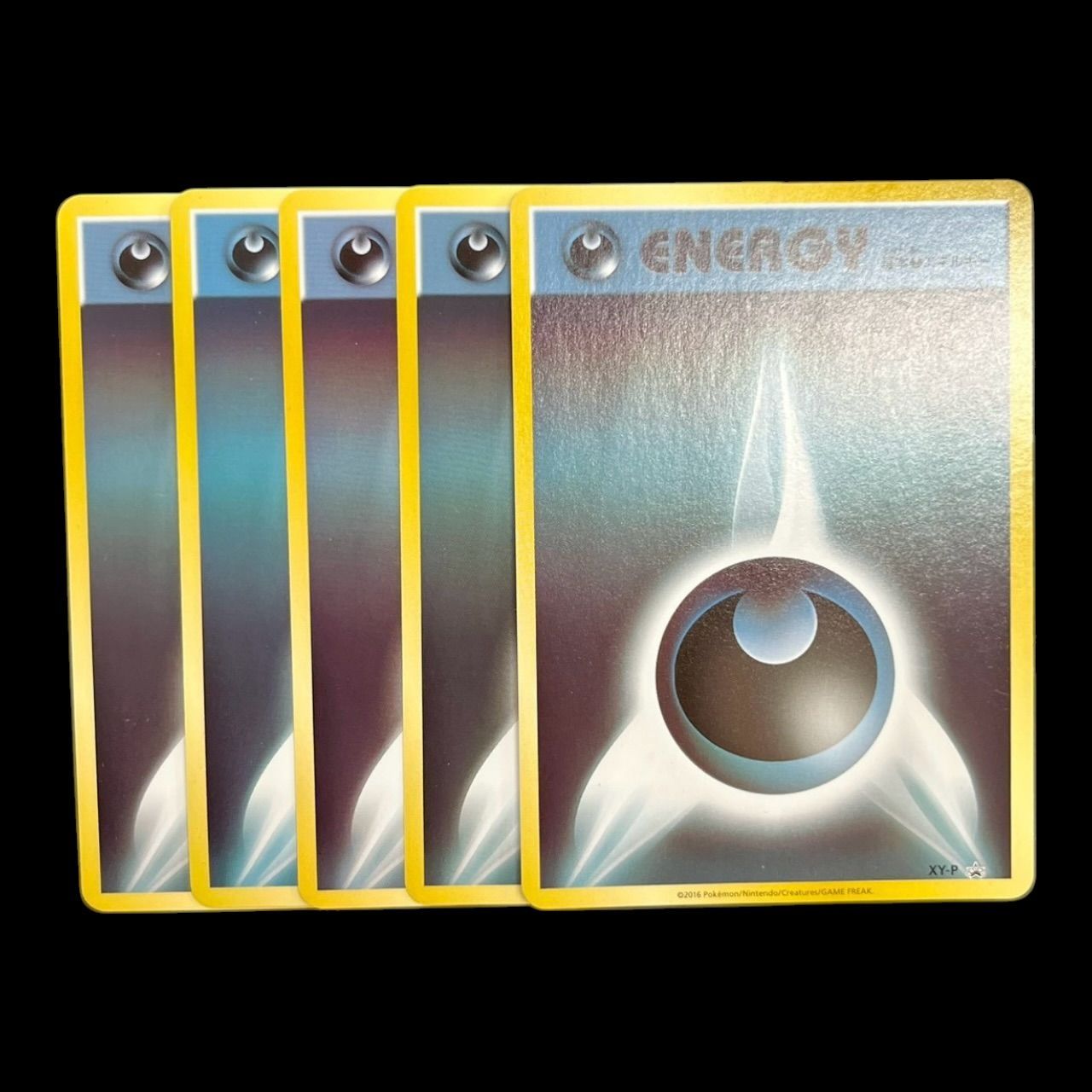 【送料無料】ポケモンカード 基本悪エネルギー　ファーストデザイン　XY-P　5枚