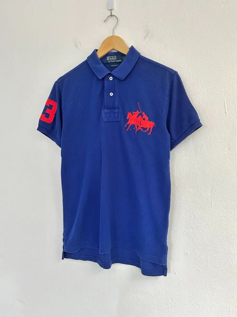 ポロ ラルフ ローレン ダブル ビックポニー 半袖 カラーTシャツ