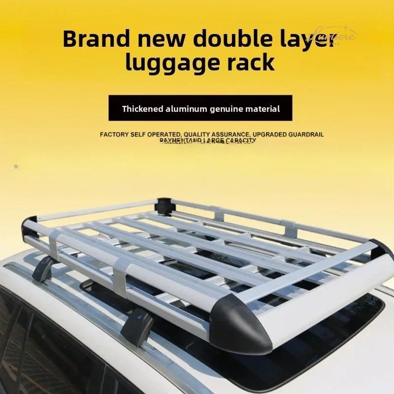 GOODCAR RACK ROOF RACK OFF-ROAD SUV GENERAL SHEL CAR TRAVEL BASKET CROSSBAR MODIFICATION SILVER 151,990円