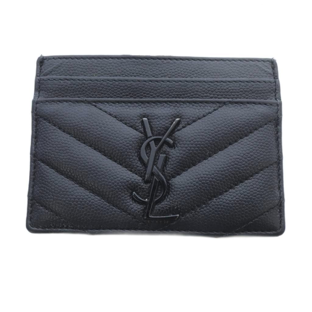 サンローラン パリ SAINT LAURENT PARIS YSLロゴ フラグメントケース 黒