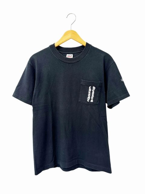クロムハーツ CHROME HEARTS OLD 90s CH T-SHIRT anvil body オールド CH ラベルロゴ Tシャツ 半袖 黒 ブラック ブランド古着ベクトル中古☆AA★260821