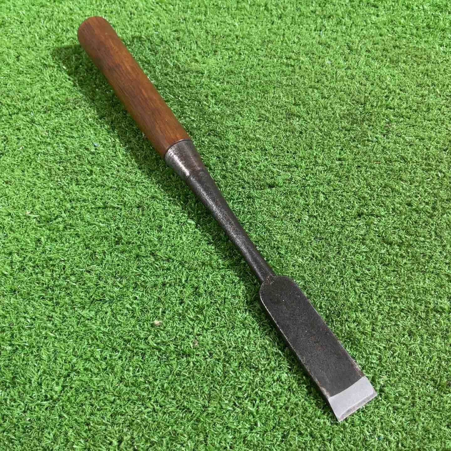 【中古品】清忠作 突き鑿 刃幅約20mm 全長約270mm 【川口店】