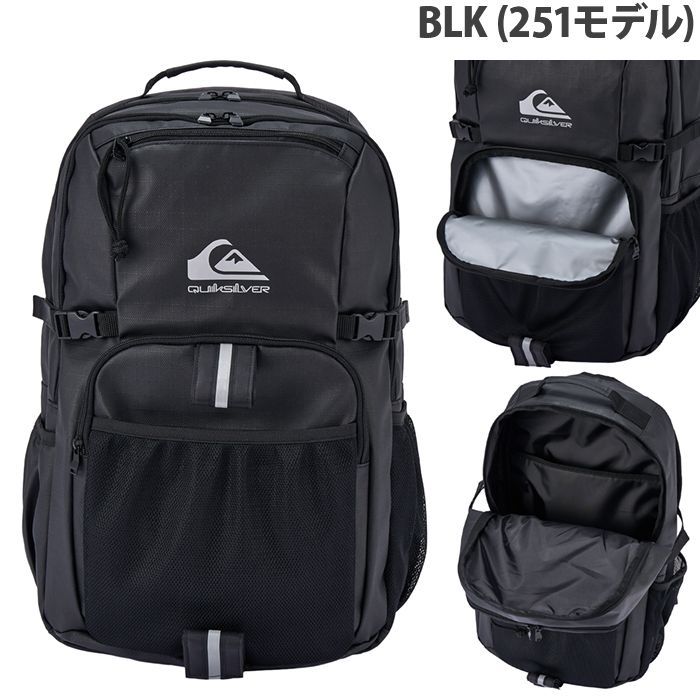 【新品】Quiksilver / クイックシルバー リュック バックパック メンズ W DEFENSER BY THE SEA（251モデル） カラー BLK (251モデル)