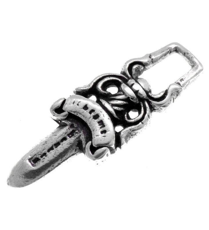 クロムハーツ CHROME HEARTS 【 #5 DAGGER ZIP1 】 #5 ダガー ジップ シルバー ネックレス トップ　52780