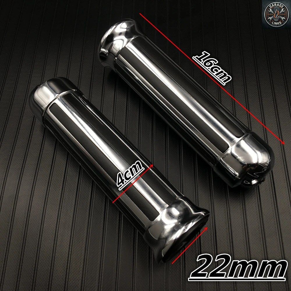 7/8インチ 22mm スカルハンドルバー ハンドグリップ スロットルスリーブチューブ ホンダ カワサキ ヤマハ クルーザー チョッパー 6,898円