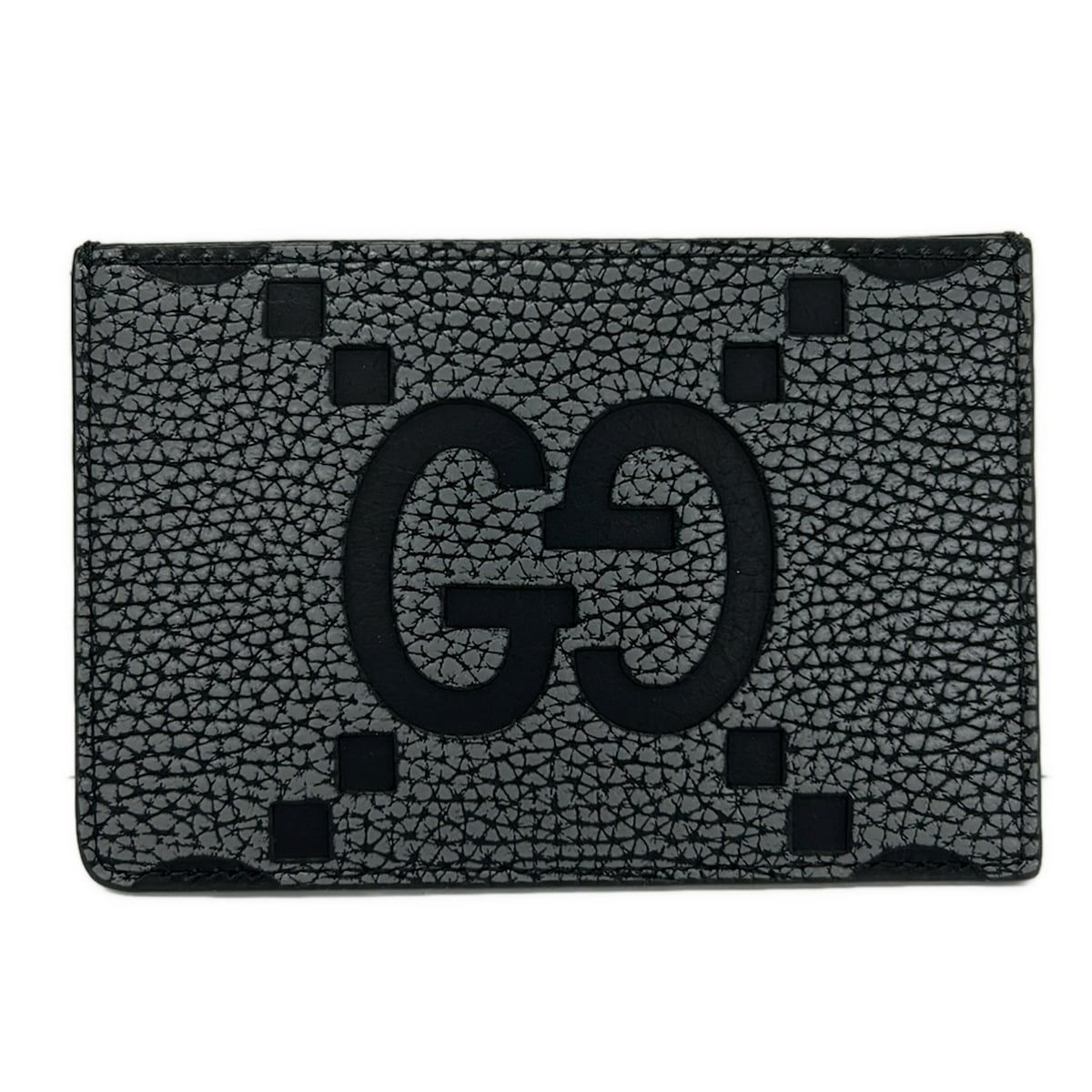 GUCCI(グッチ) カードケース美品 マキシGG 812681 黒 レザー 33,605円