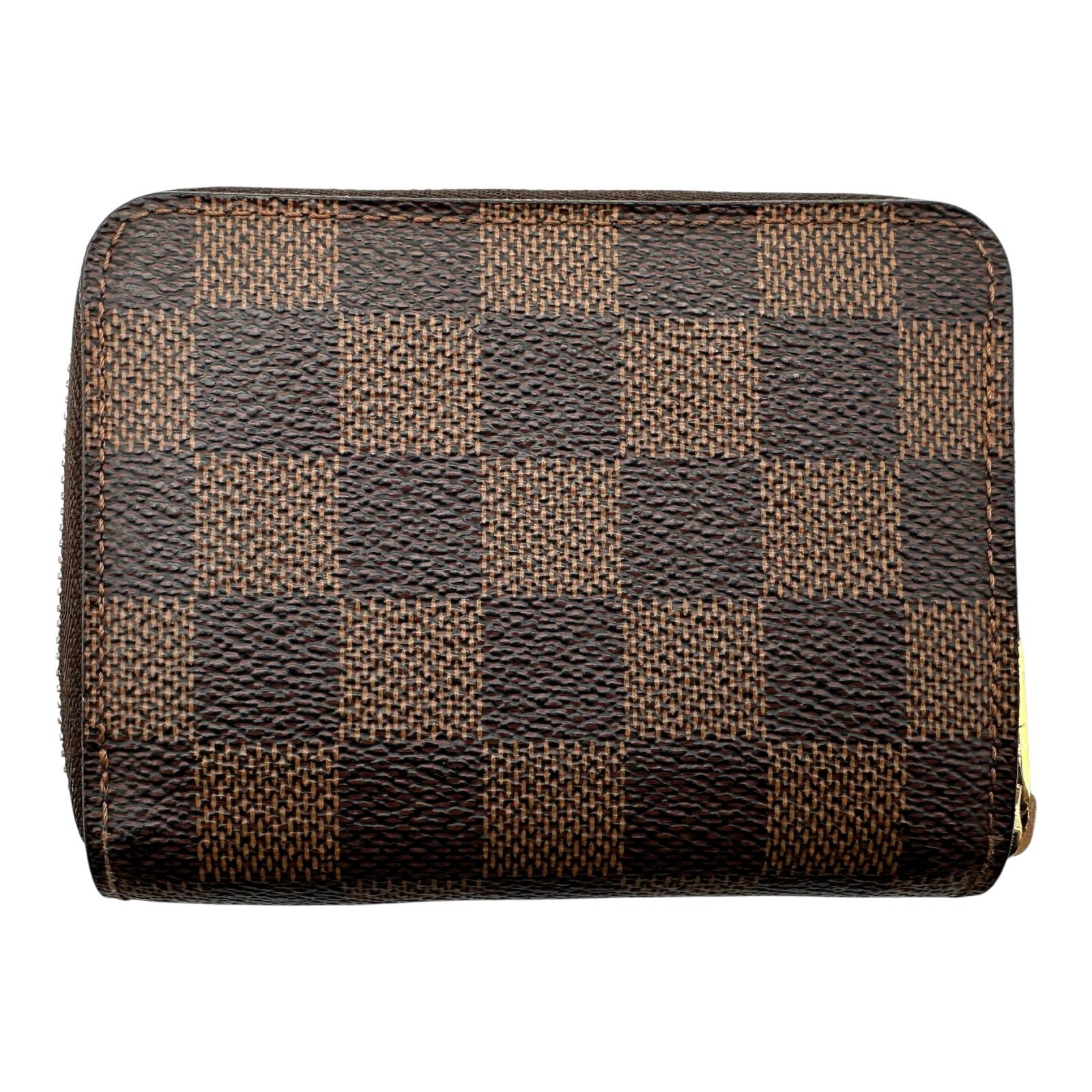 ルイ・ヴィトン LOUIS VUITTON ジッピー コインパース N63070 ブラウン ダミエ/レザー レディース コインケース 29,250円