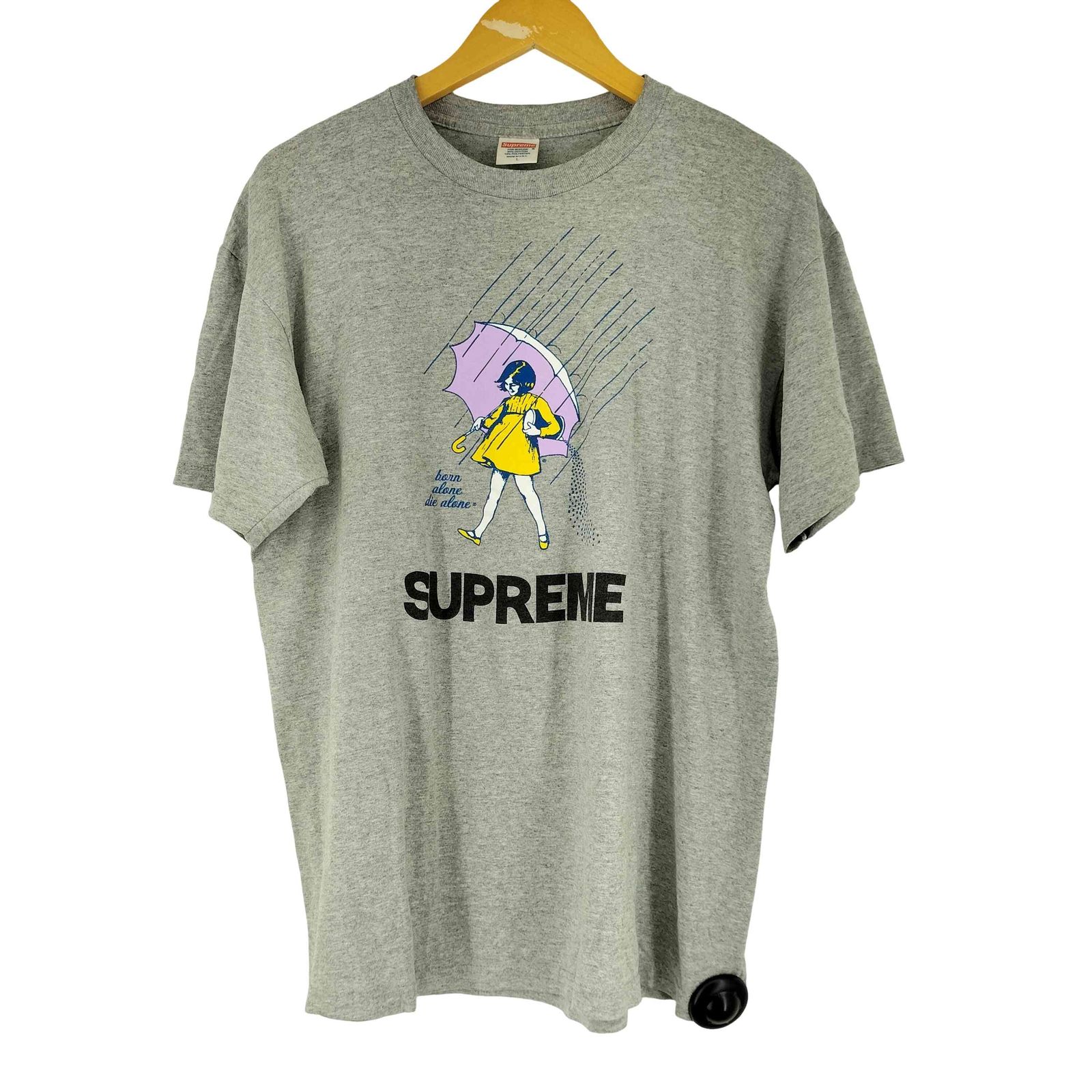 シュプリーム Supreme 10SS Bron Alone Die Alone TEE ボーン アローン ダイ アローン Tシャツ メンズ import：L
