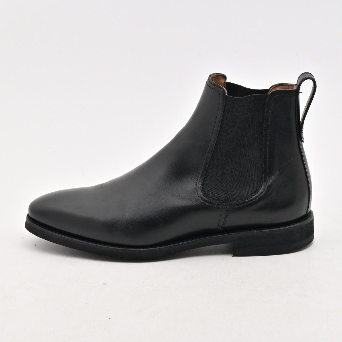 Berwick(バーウィック) ショートブーツ 6 1/2 メンズ - 黒 サイドゴア レザー