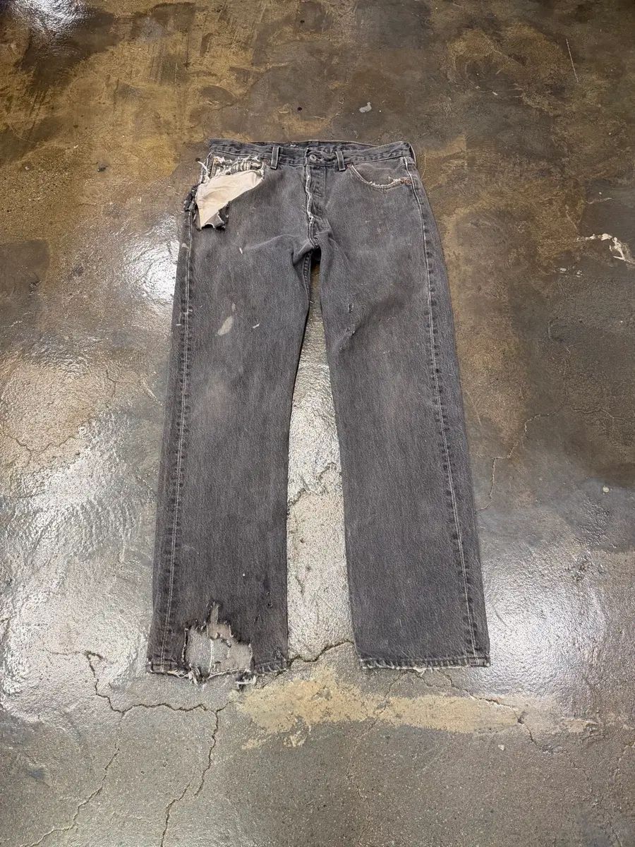90s Made in USA Levis 501 W34 L30 ブラックデニム