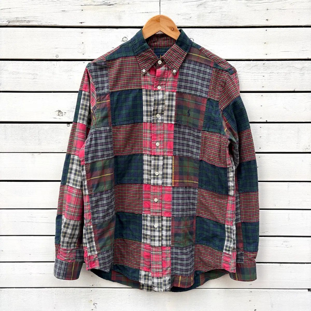 POLO ポロ パッチワーク CHECK シャツ 7,770円