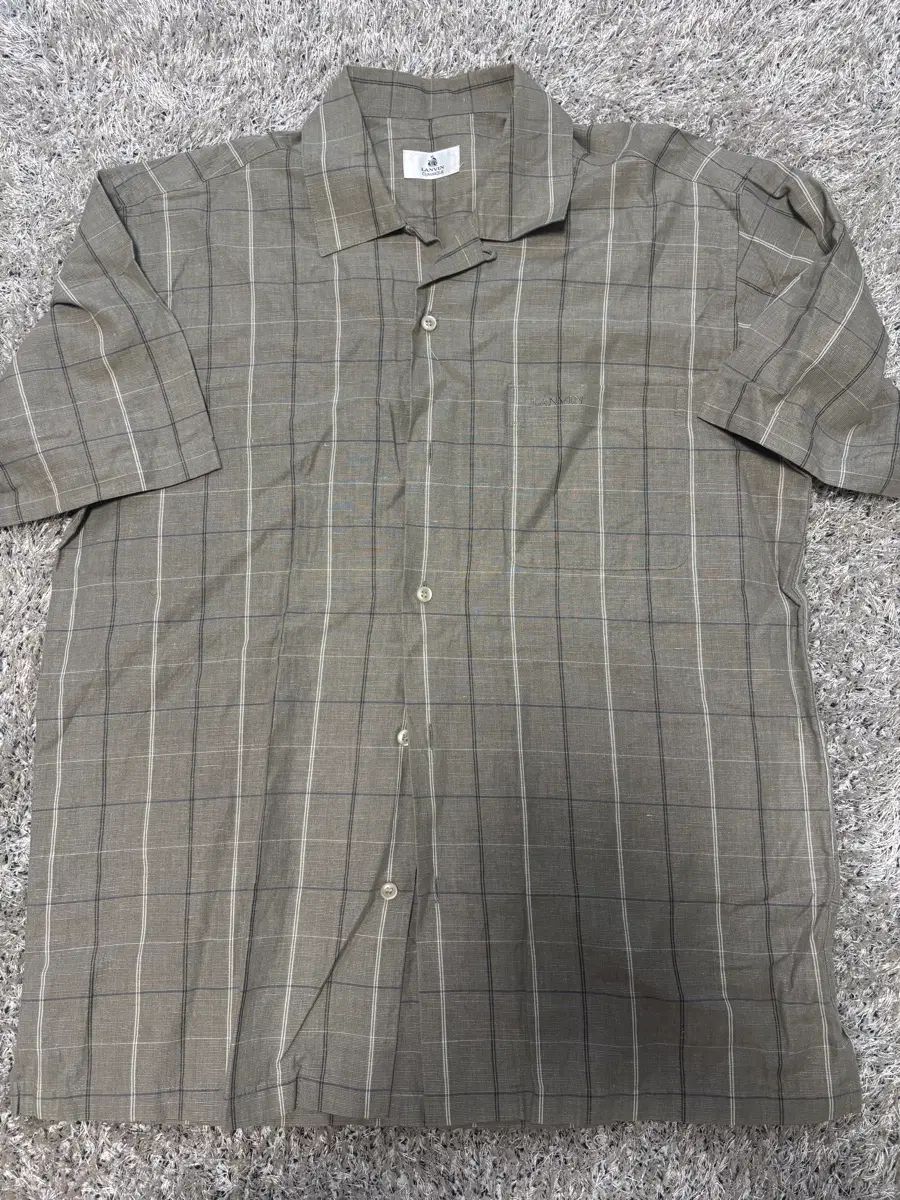 日本製 LANVIN リネン シャツ サイズ 100-105 6,433円