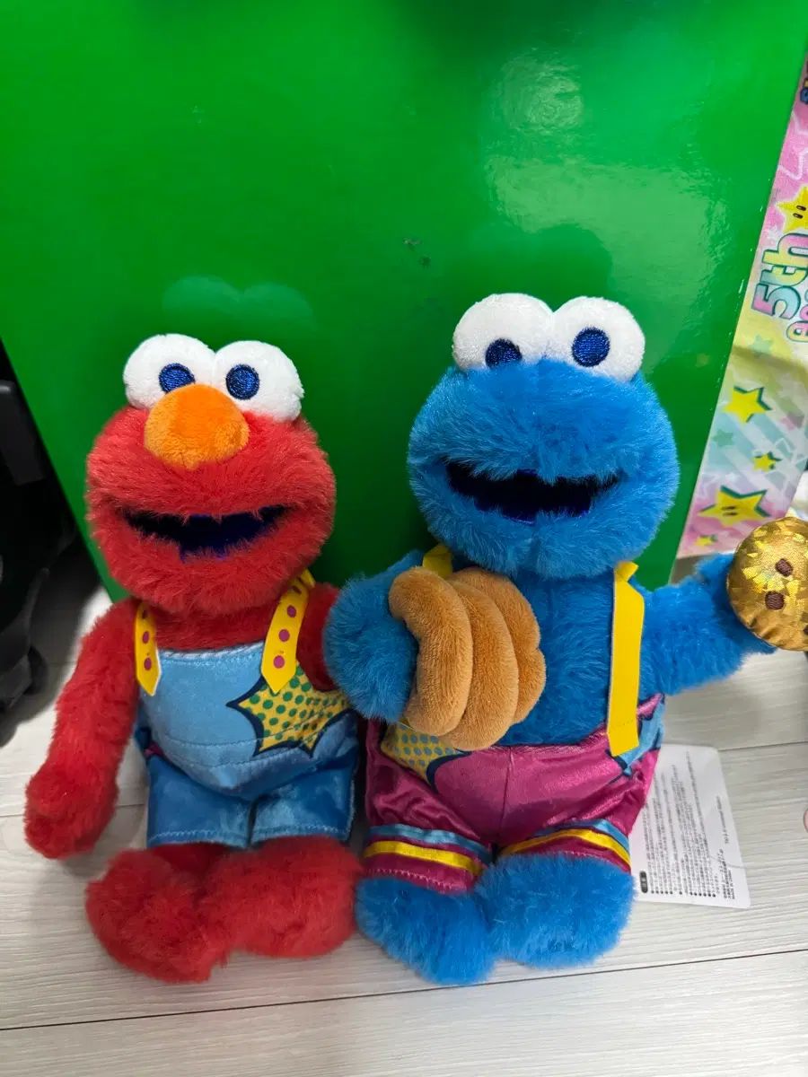 ユニバーサル 25周年 エルモ COOKY MONSTER ぬいぐるみ