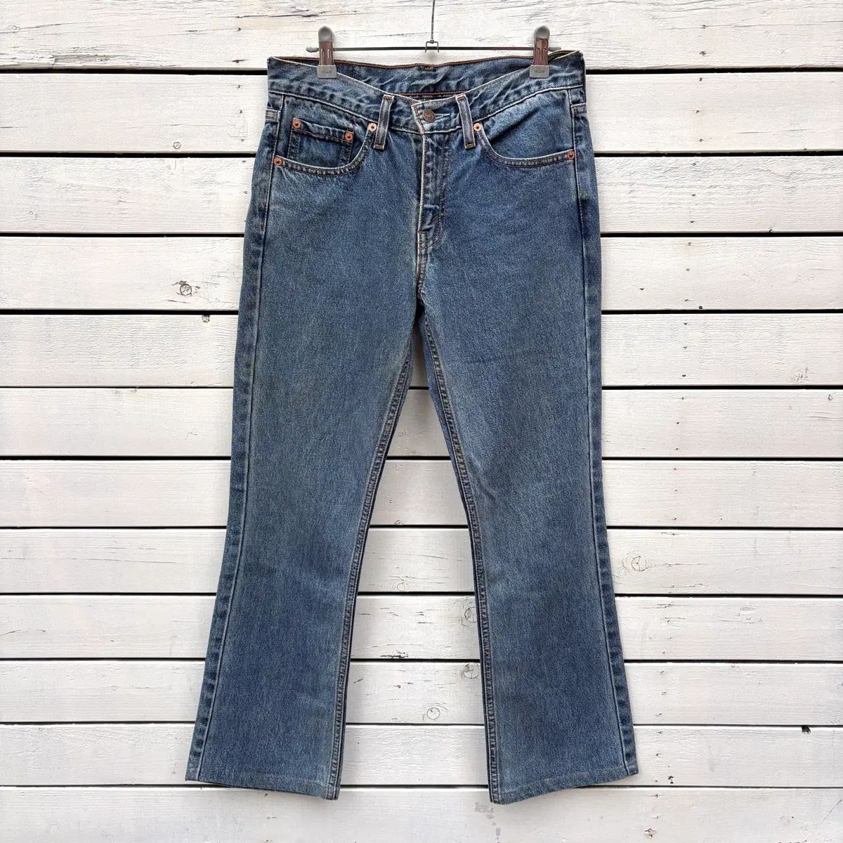 Levi's 00s リーバイス オレンジタブ 557 ブーツカット デニム パンツ 7,531円