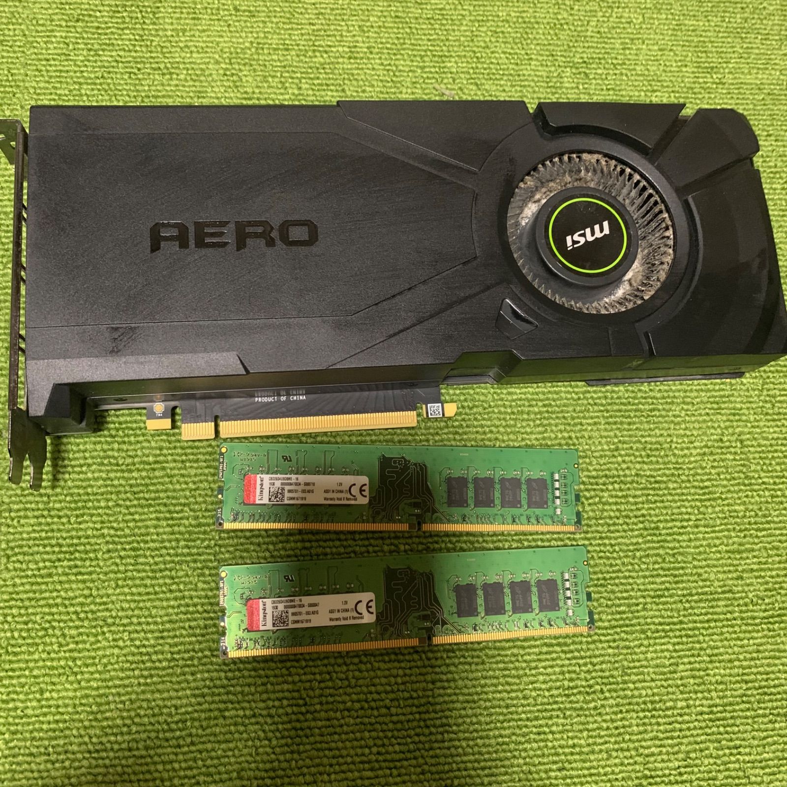 ! MSI RTX 2080 SUPER AERO + Kingston メモリ 32GB
