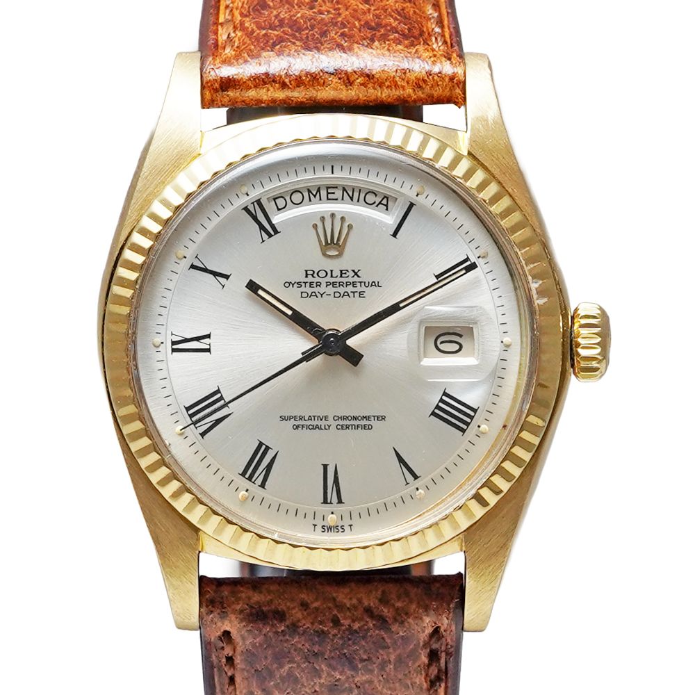 バックリーダイヤル 1974年前後 ROLEX デイデイト Ref.1803 アンティーク品 メンズ シルバー 腕時計