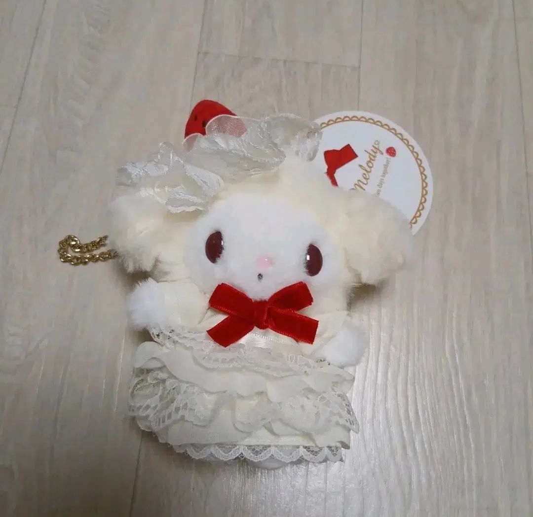 サンリオ マイメロディ マイメロディ ショートケーキマスコットぬいぐるみキーホルダー