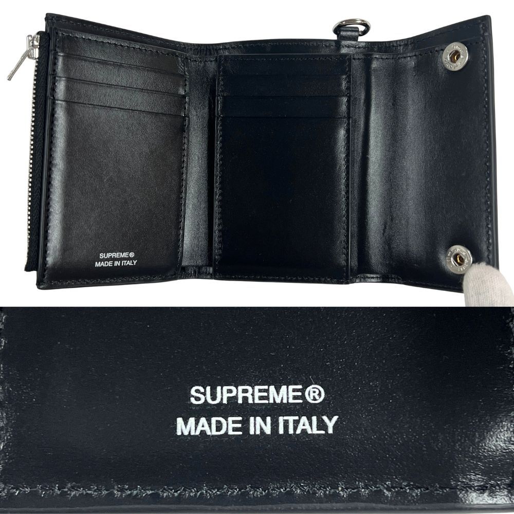 SUPREME シュプリーム 25SS Leather Chain Wallet レザー チェーン
