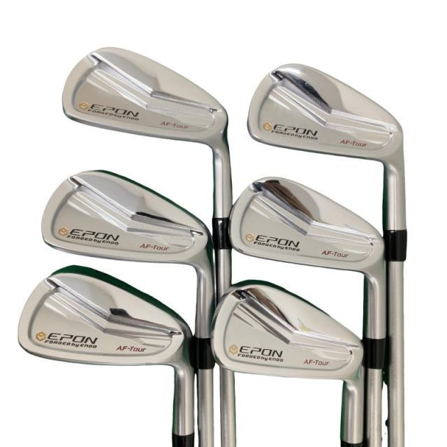【中古】 エポンゴルフ株式会社 EPON AF-Tour CB(2023) 6S アイアンセット IR 純正特注シャフト (フレックスR) メンズ 男性用 右利き 右用 Cランク ゴルフクラブ