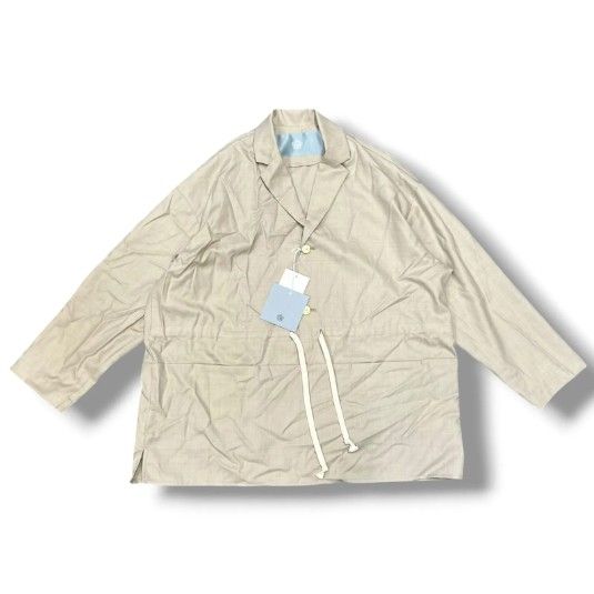 参考上代33,000円 未使用 Dulcamara よそいきテーラードカラーPO UNISEX テーラードジャケット ドゥルカマラ D125-T188 ベージュ 0 （2105MG）