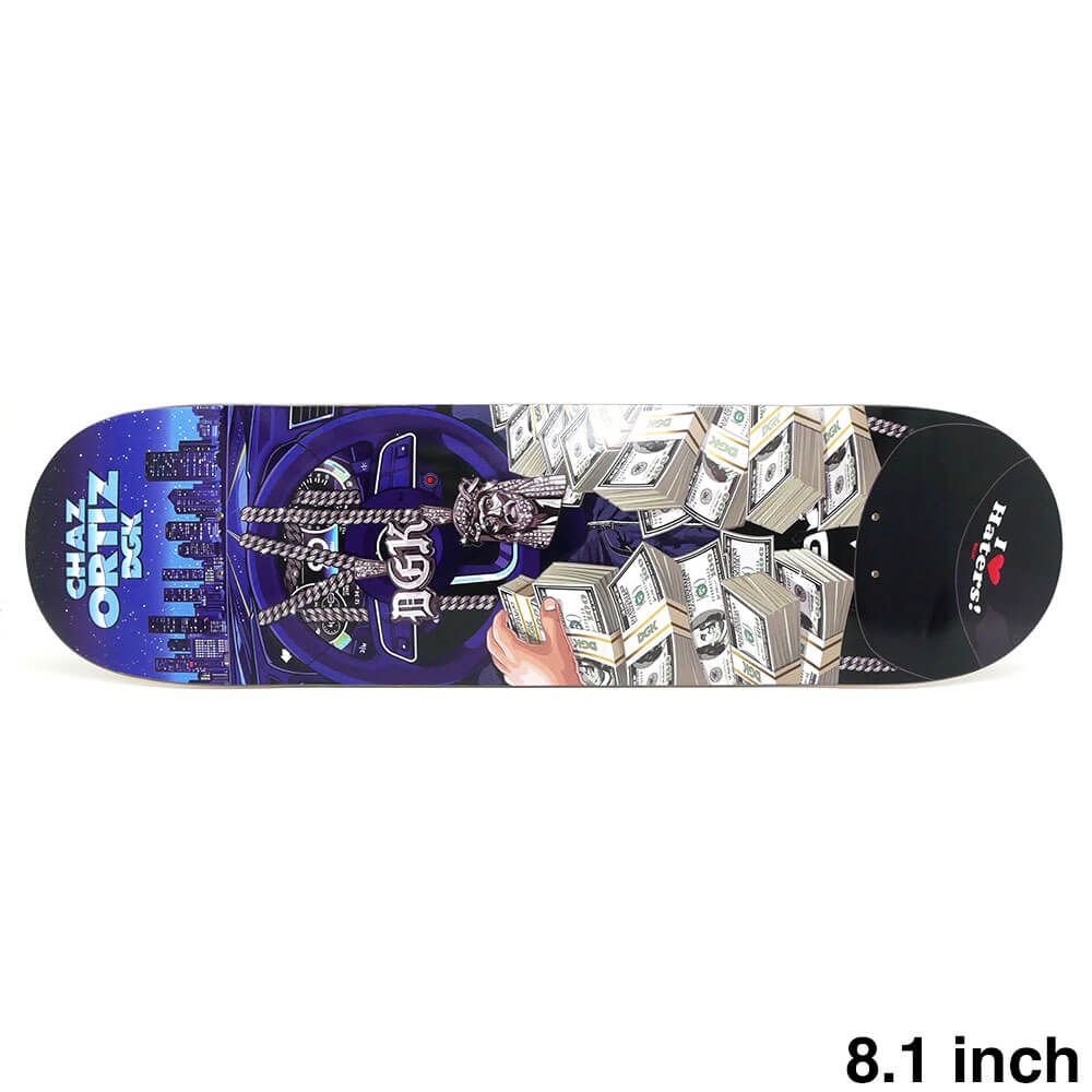 DGK DECK ディージーケー デッキ CHAZ ORTIZ P.O.V 8.1　スケートボード スケボー