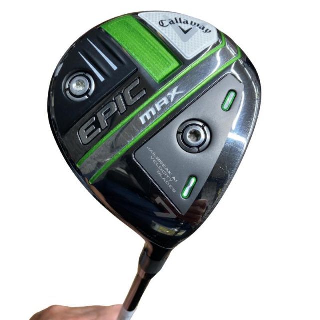 【中古】 キャロウェイ EPIC MAX 7W フェアウェイウッド FW 純正特注シャフト (フレックスSR) メンズ 男性用 右利き 右用 Cランク ゴルフクラブ
