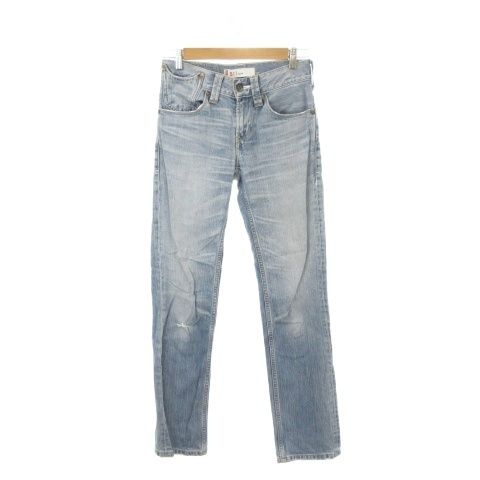 リーバイス Levi's 511 SLIM デニム ジーンズ 28 青 ブルー インディゴ ウォッシュ加工 長ズボン /MN41 ■GY99