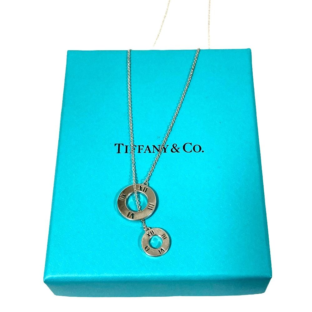 美品 Tiffany & Co ティファニー オープンアトラス ラリエットネックレス 925 シルバー レディース 古着 中古 USED