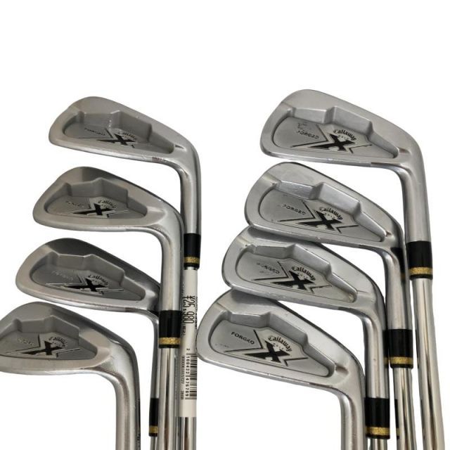 【中古】 キャロウェイ X FORGED 8S アイアンセット IR リシャフト (フレックスその他) メンズ 男性用 右利き 右用 Cランク ゴルフクラブ